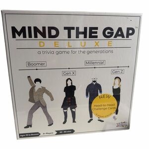 Mind the Gap Deluxe Trivia Game for the Generations New Sealed SolidRoots 2023